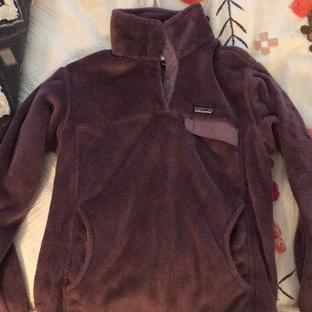 Purple Patagonia Fleece